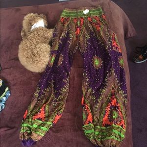 Colorful Harem pants